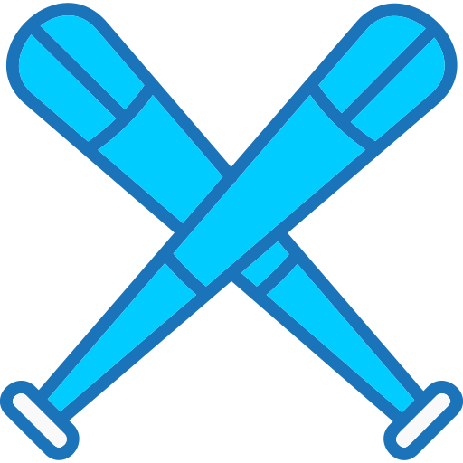Baseball bat Generic color lineal-color icon