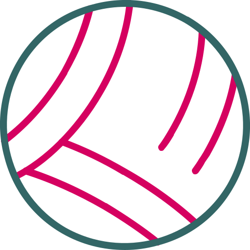 Volleyball Generic color outline icon