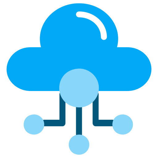 Cloud connectivity Generic color fill icon