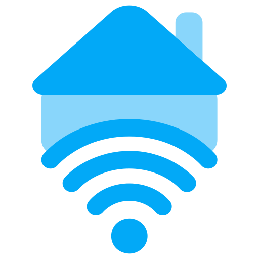 똑똑한 집 Generic color fill icon