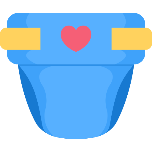 Diaper Generic color fill icon