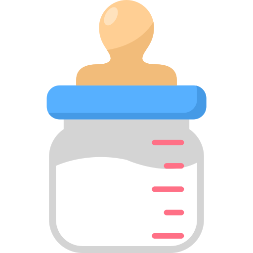 Milk bottle Generic color fill icon