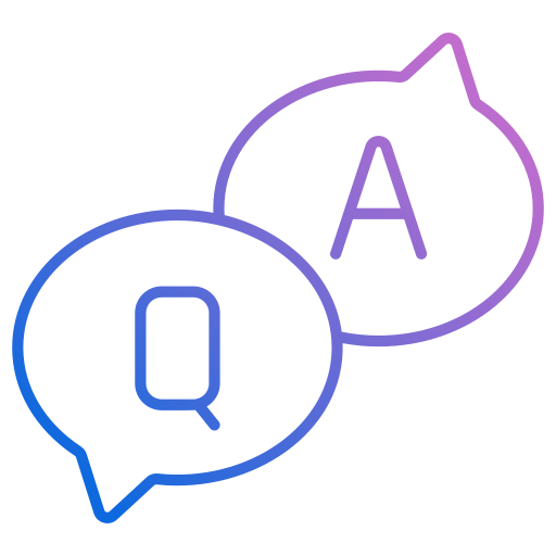 Chat Generic gradient outline icon