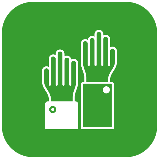 Hands up Generic color fill icon