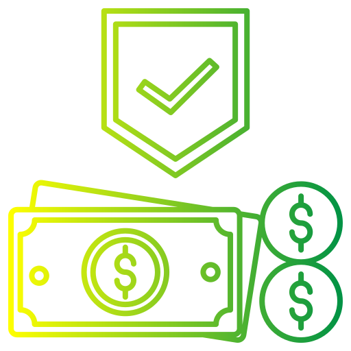 Payment secured Generic gradient outline icon