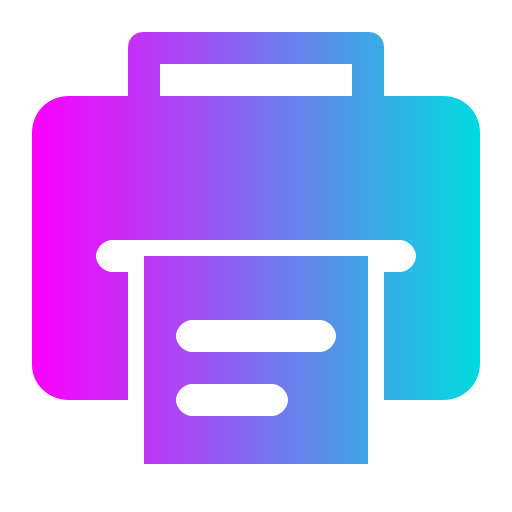 Printer Generic gradient fill icon