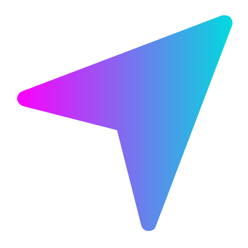 Paper airplane Generic gradient fill icon