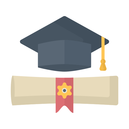 Graduation Generic color fill icon