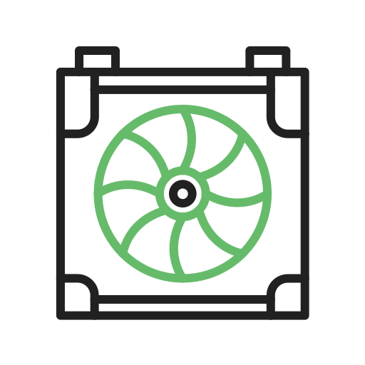 Cooling fan Generic color outline icon