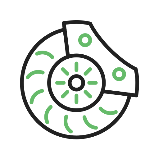 Disc brake Generic color outline icon
