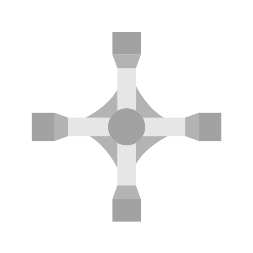 klucz krzyżowy Generic color fill ikona