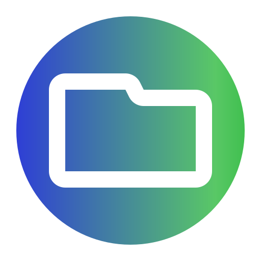 ordner Generic gradient fill icon