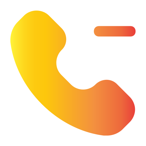 Call rejected Generic gradient fill icon