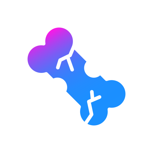 Osteoporosis Generic gradient fill icon