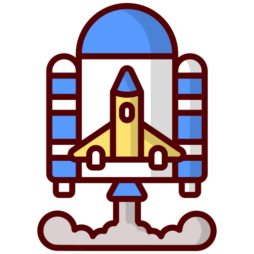 statek kosmiczny Generic color lineal-color ikona