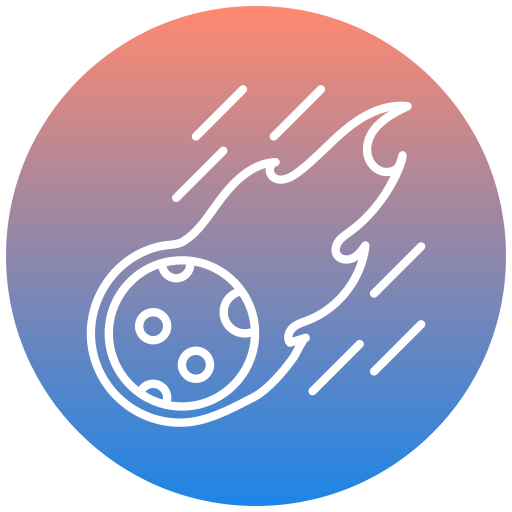 asteroid Generic gradient fill icon