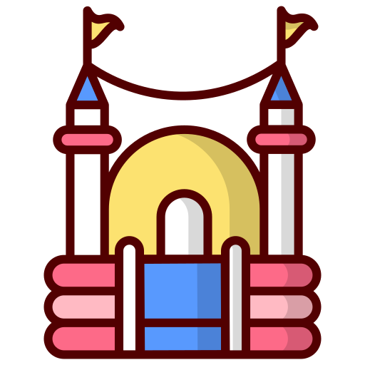 hüpfburg Generic color lineal-color icon