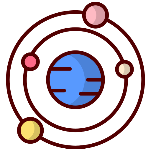galaktyka Generic color lineal-color ikona