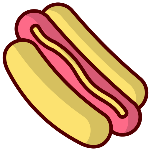 hotdog Generic color lineal-color icoon