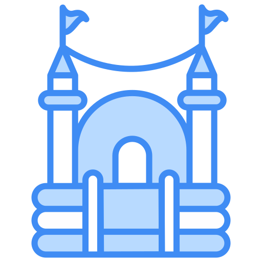 castillo inflable Generic color lineal-color icono