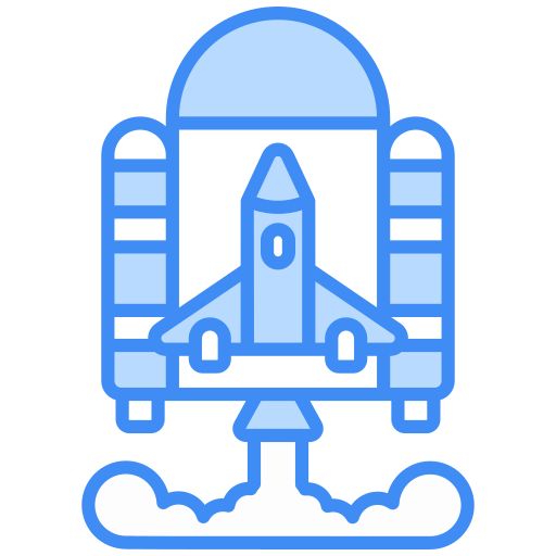 ruimteschip Generic color lineal-color icoon