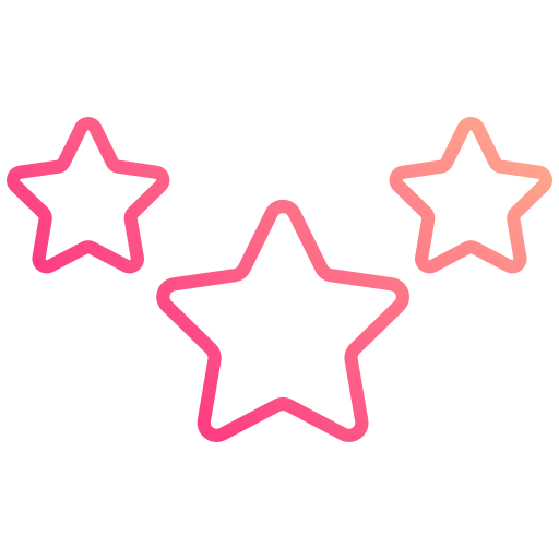gwiazdy Generic gradient outline ikona