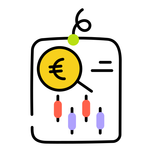 soldi dell'euro Generic color lineal-color icona