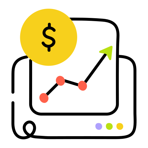 finanzbericht Generic color lineal-color icon