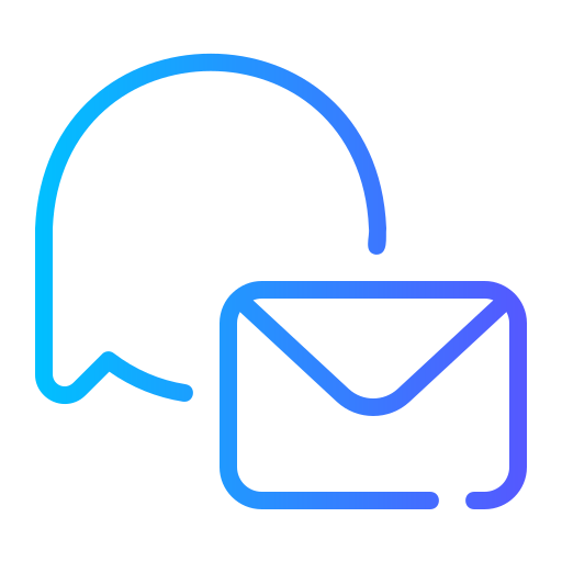 Email Generic gradient outline icon