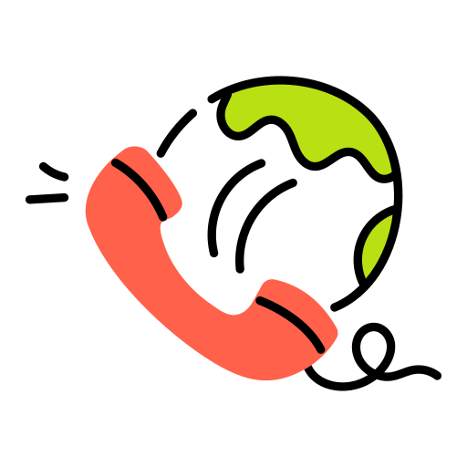 国際電話 Generic color lineal-color icon