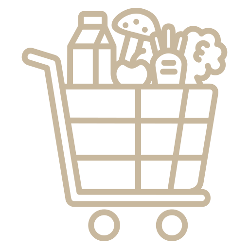 Grocery cart Generic color outline icon