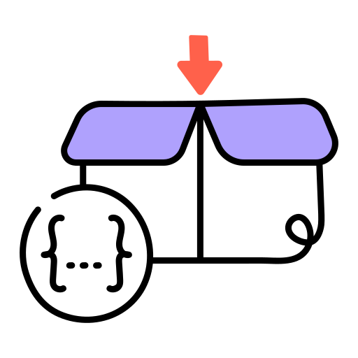 프로그래밍 Generic color lineal-color icon