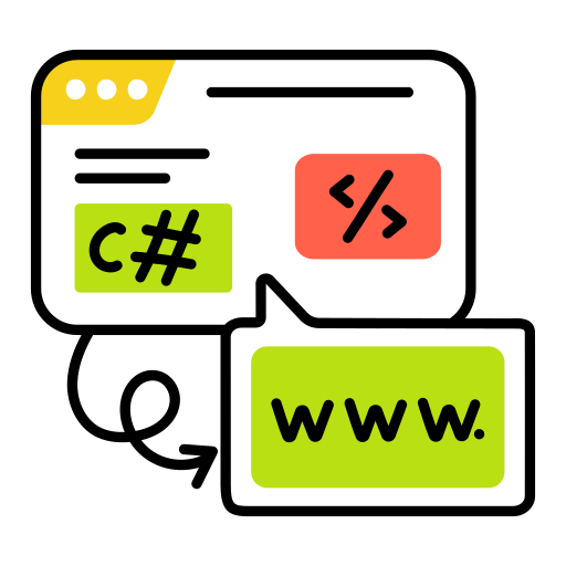 웹 프로그래밍 Generic color lineal-color icon
