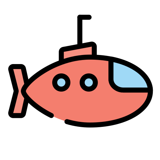 Submarine Generic color lineal-color icon