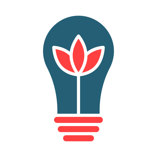 Eco bulb Generic color fill icon
