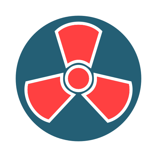 radioaktywność Generic color fill ikona