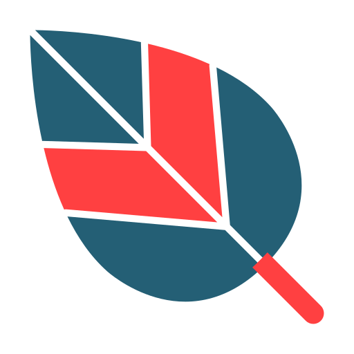 liść Generic color fill ikona