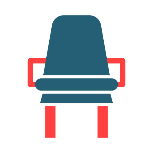 asiento Generic color fill icono