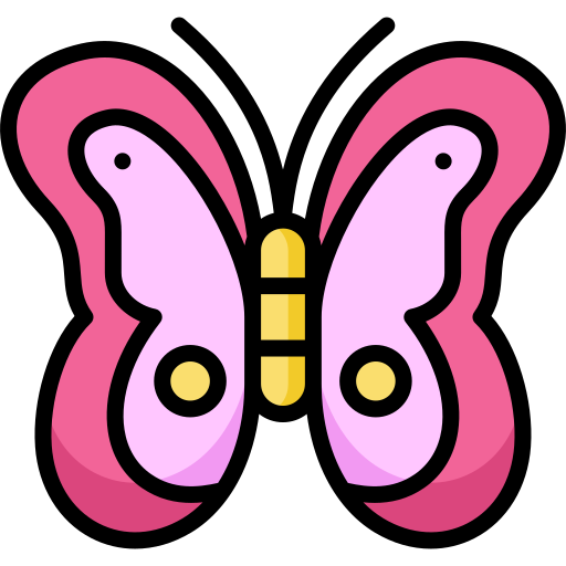 vlinder Generic color lineal-color icoon