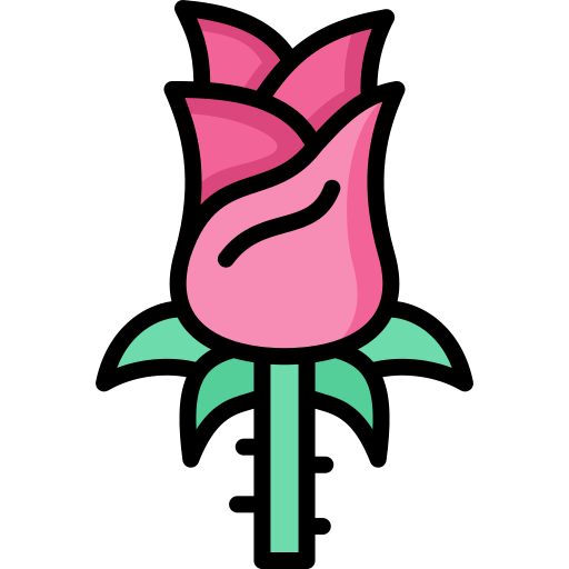 rosa Generic color lineal-color icono