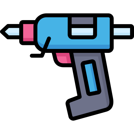 pistolet na klej Generic color lineal-color ikona