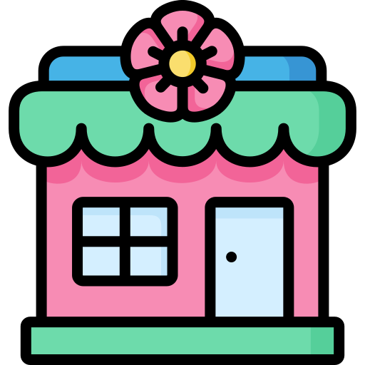 tienda de flores Generic color lineal-color icono
