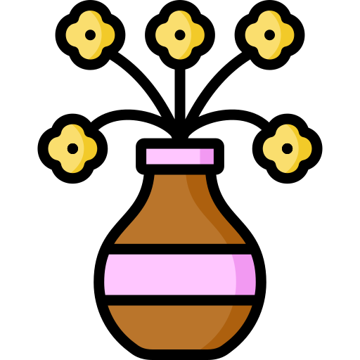 꽃병 Generic color lineal-color icon