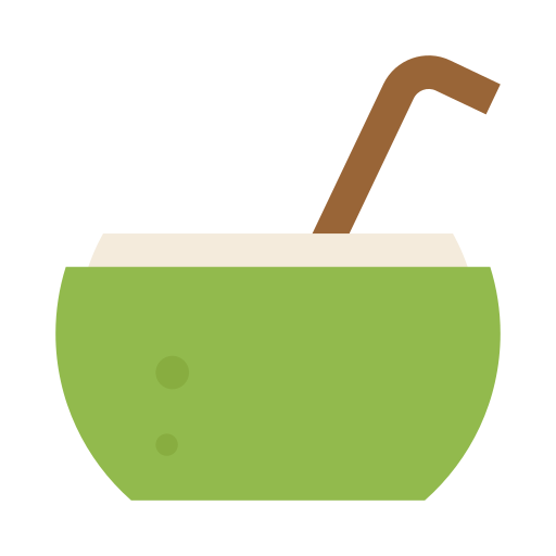 Coconut drink Generic color fill icon
