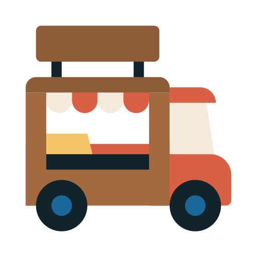Ice cream truck Generic color fill icon