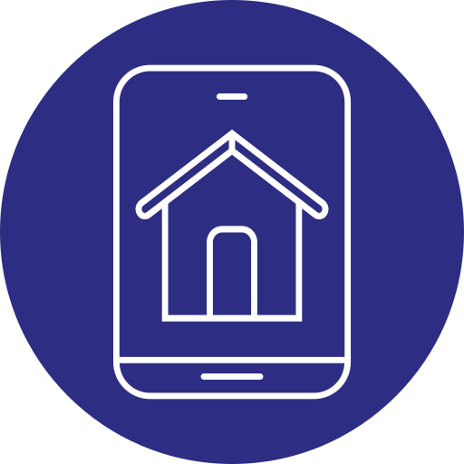 Smart house Generic color fill icon