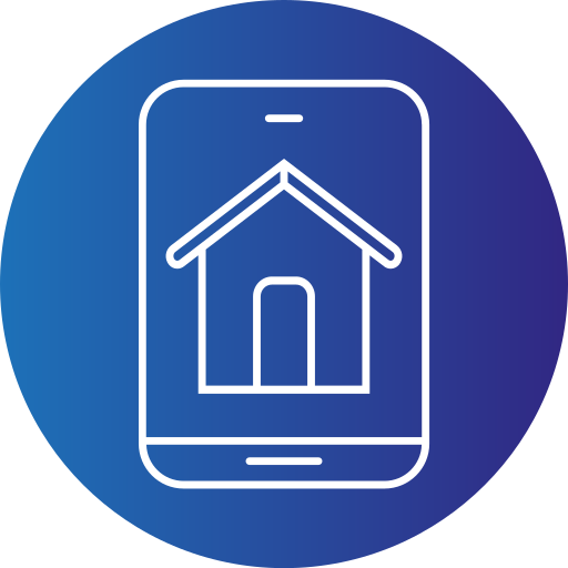 Smart house Generic gradient fill icon