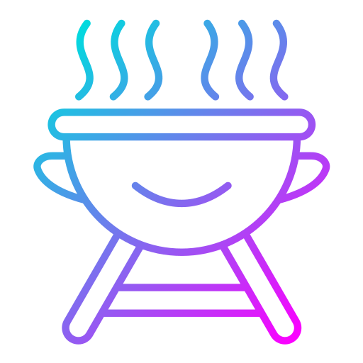 griglia per barbecue Generic gradient outline icona