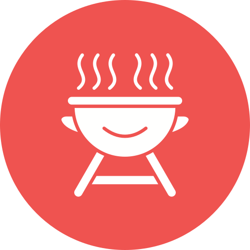barbecue grill Generic color fill Icône