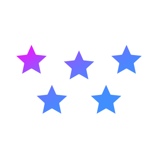 gwiazdy oceny Generic gradient fill ikona